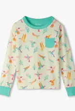 Hatley Springtime Hummingbirds Bamboo Pajama Set