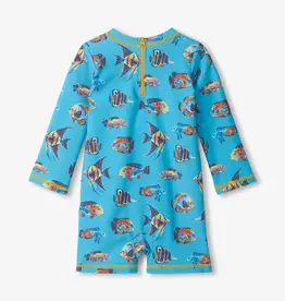 Hatley Tropical Ocean One Piece Rashguard