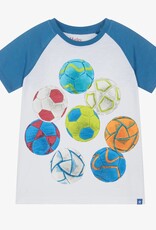 Hatley Soccer Balls Raglan Tee