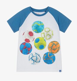 Hatley Soccer Balls Raglan Tee