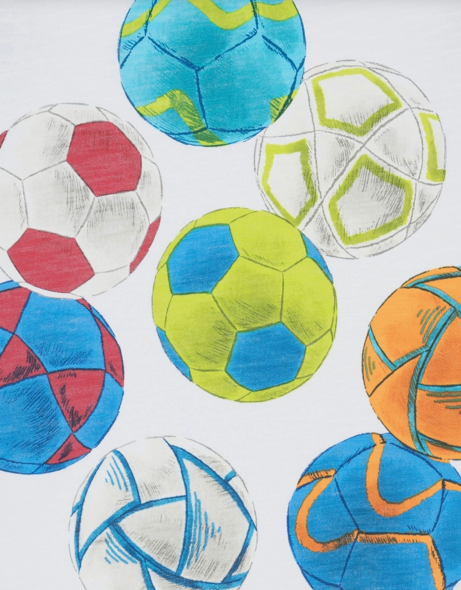 Hatley Soccer Balls Raglan Tee