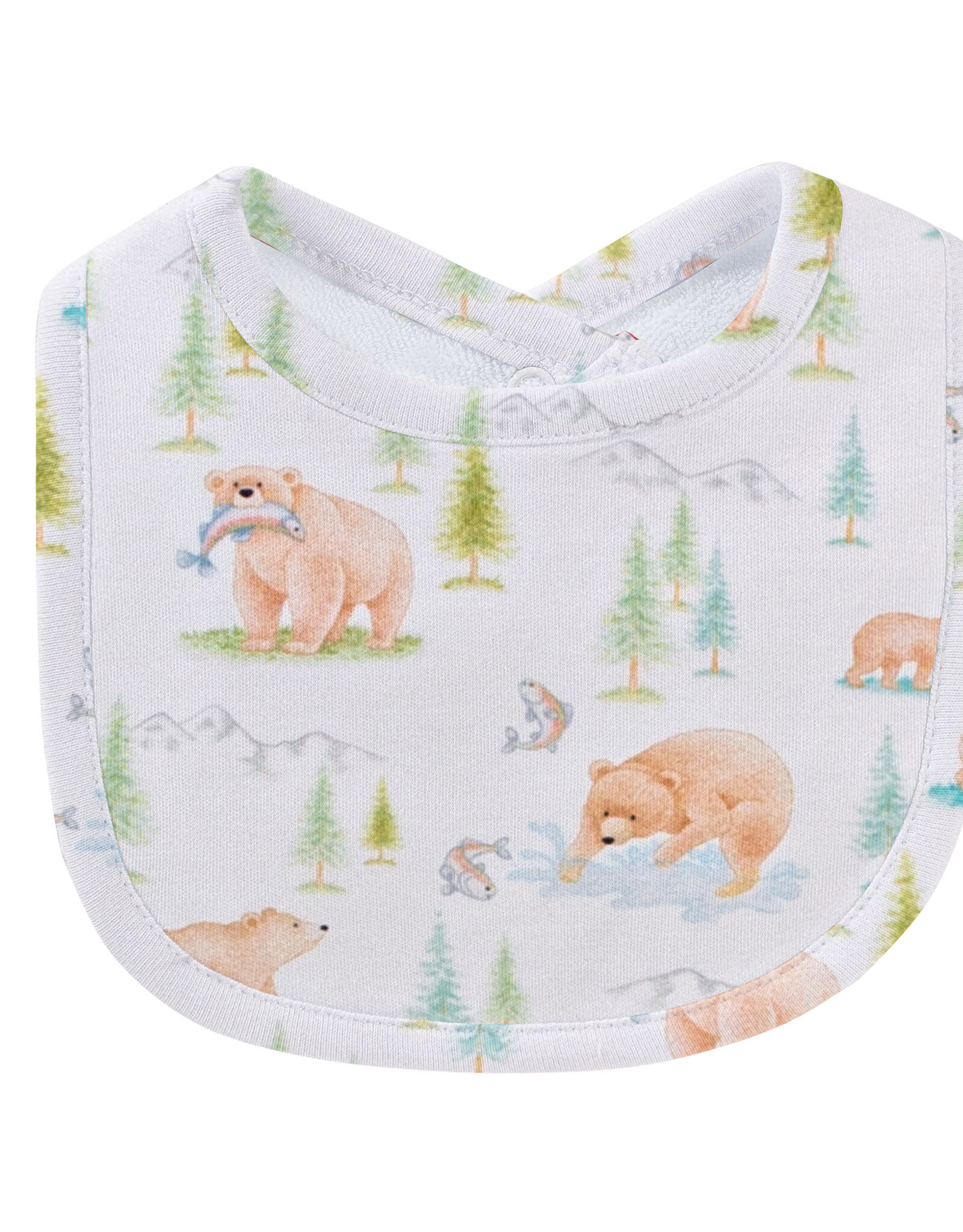 Baby Club Chic Woodland Bears Bib