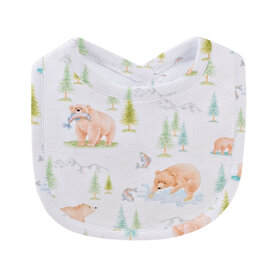 Baby Club Chic Woodland Bears Bib
