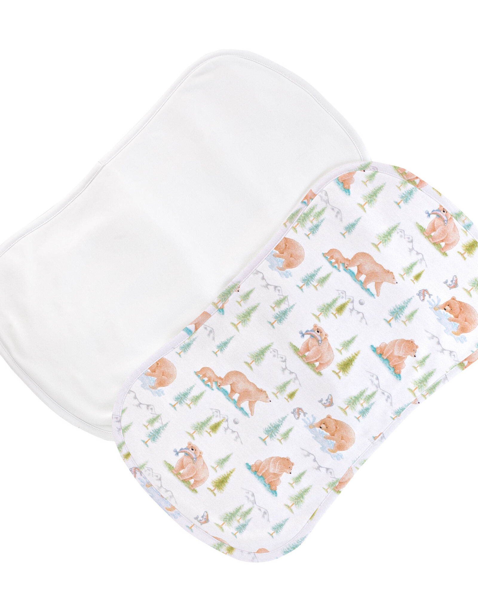 Baby Club Chic Woodland Bears Burp Cloths