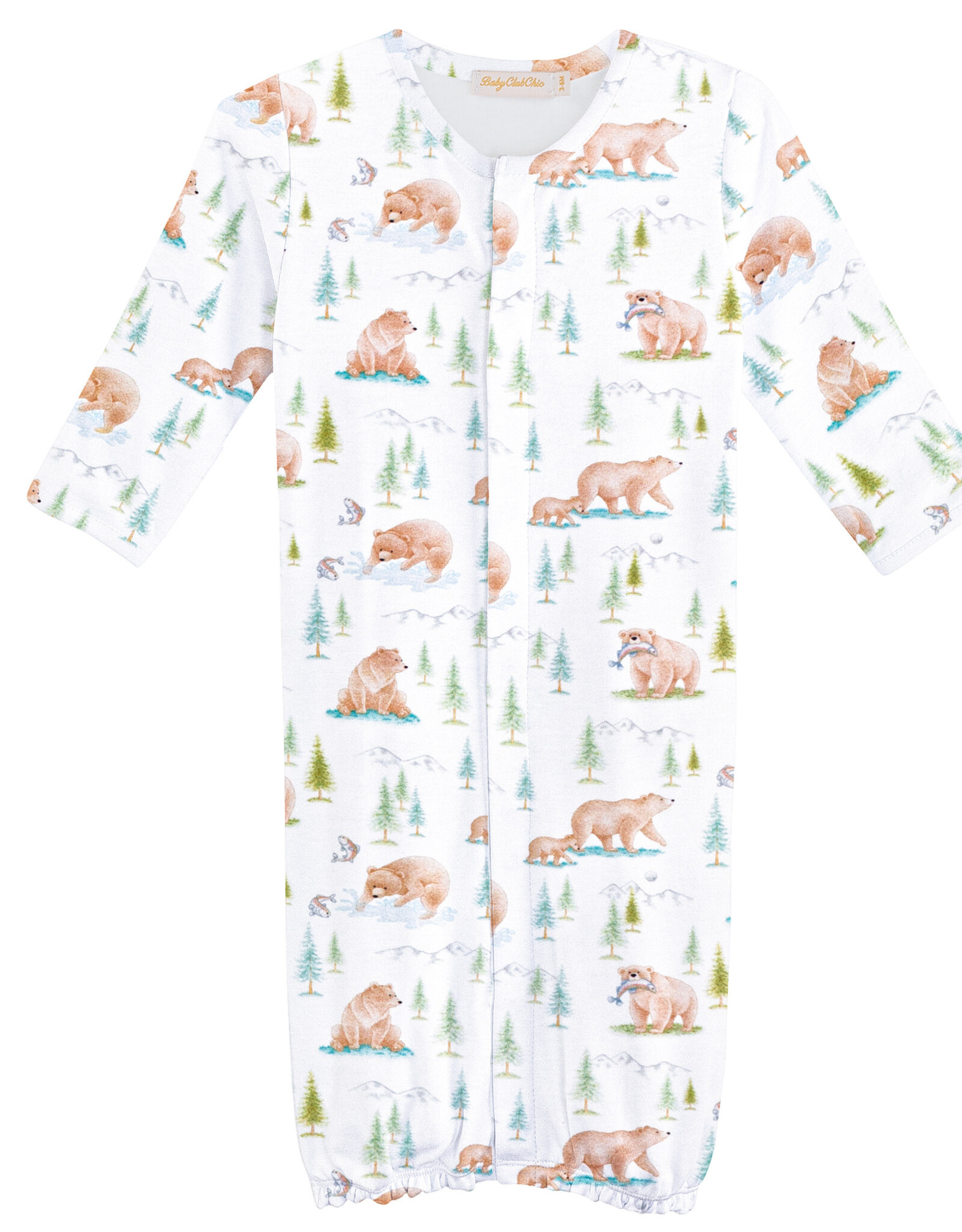 Baby Club Chic Woodland Bears Convert Gown