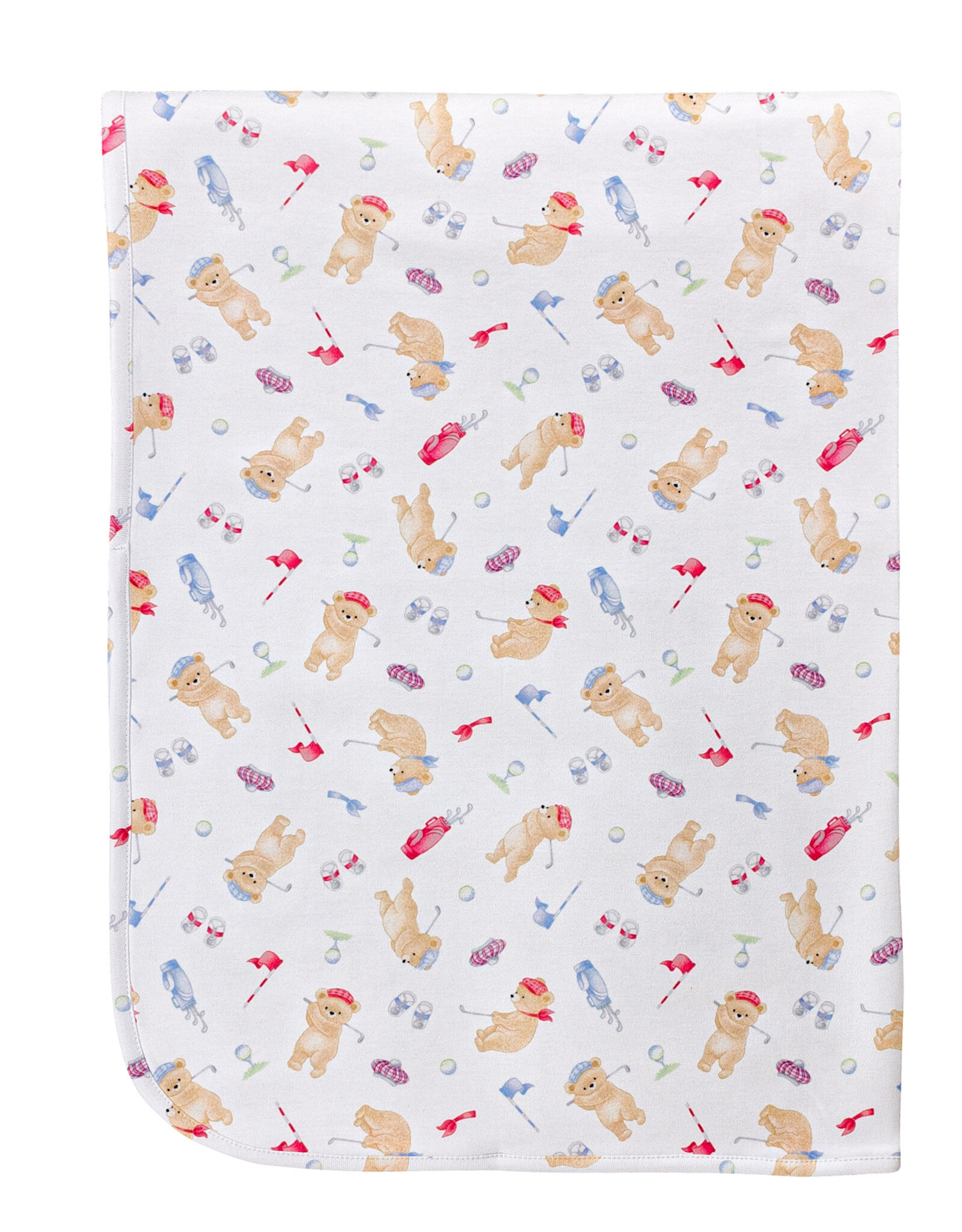Baby Club Chic Little Golfer Receiving Blanket