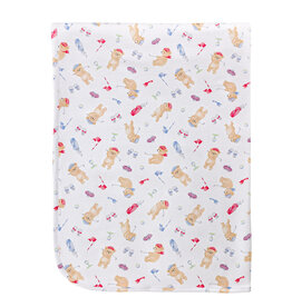 Baby Club Chic Little Golfer Receiving Blanket