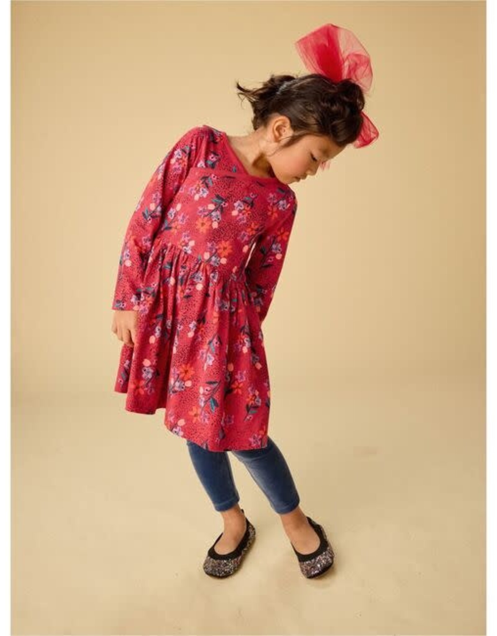 Tea Vintage French Flowers Dress