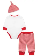 Little Me Valentine XO 2pc Set + Hat
