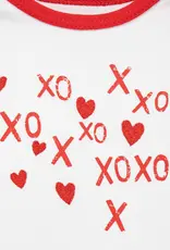Little Me Valentine XO 2pc Set + Hat
