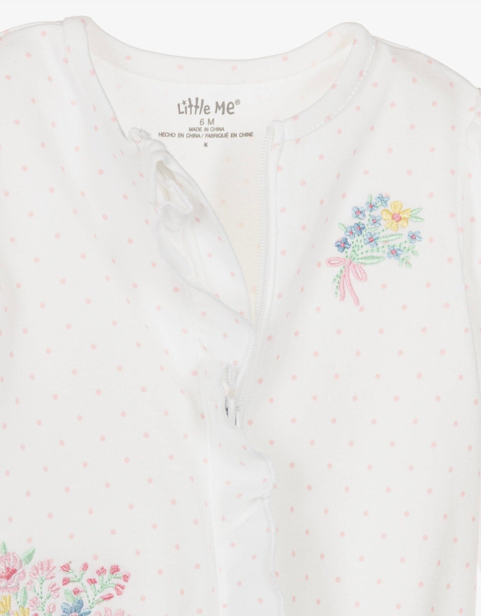 Little Me Newport Picnic Footie & Hat Set