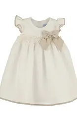 Casero Linen Honey Comb Dress Ivory