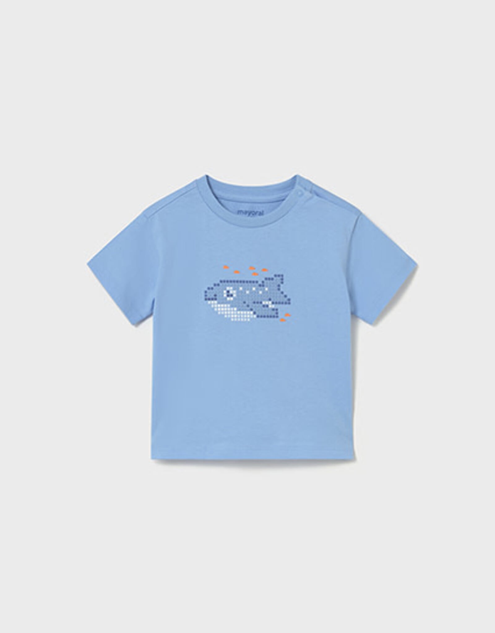 Mayoral Sky Blue Whale 2 Shirt Set