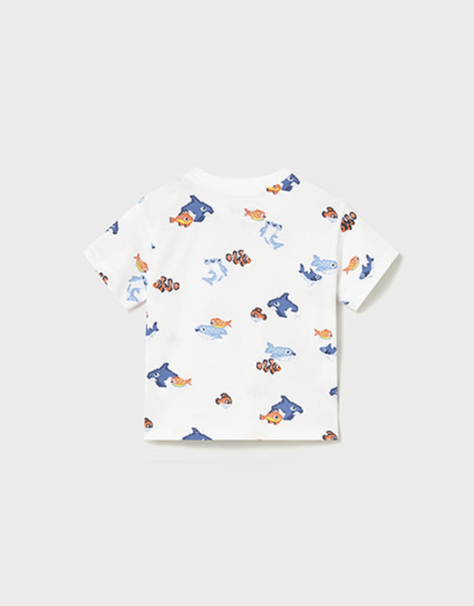 Mayoral Sky Blue Whale 2 Shirt Set