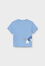 Mayoral Sky Blue Big Whale Shirt