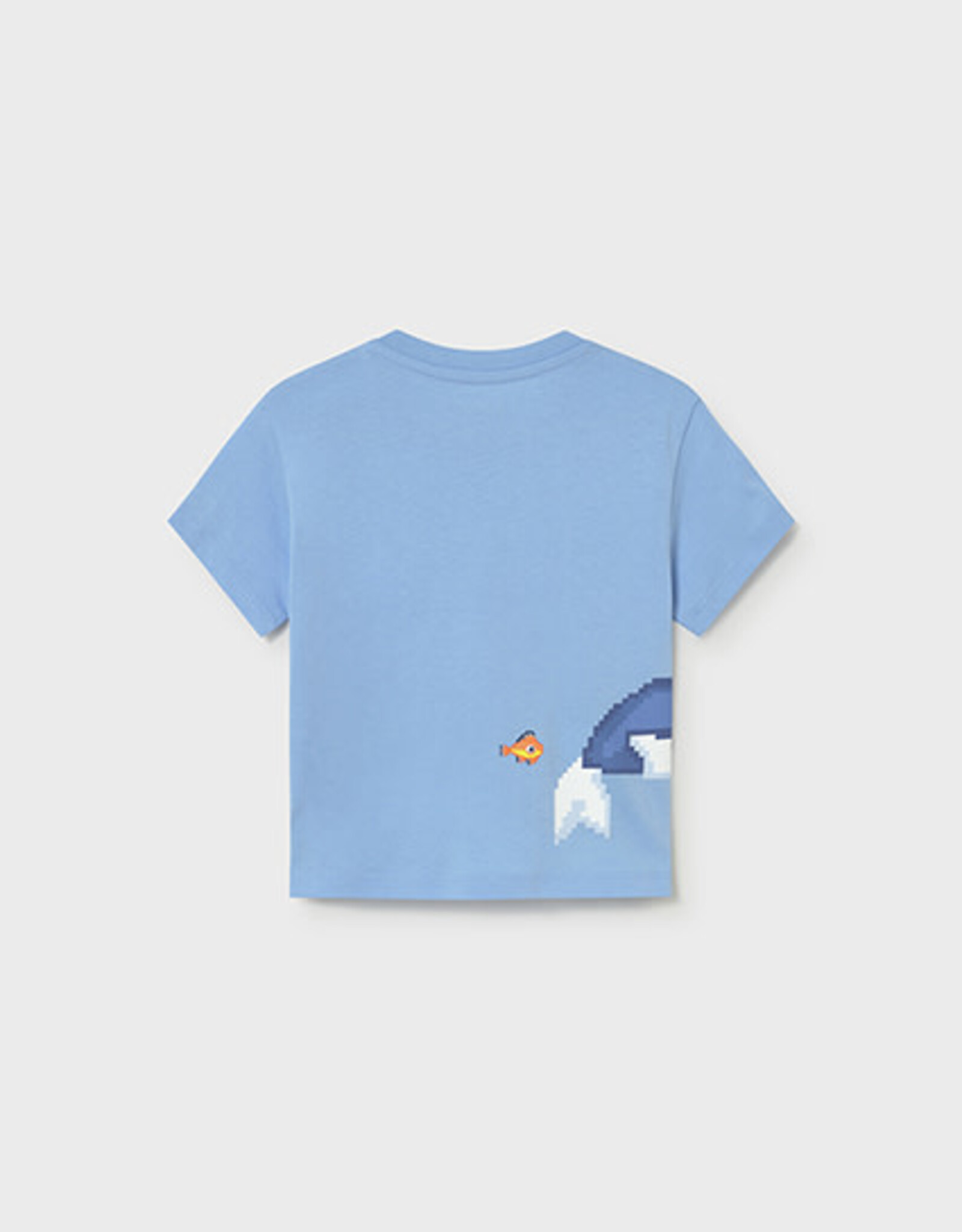 Mayoral Sky Blue Big Whale Shirt