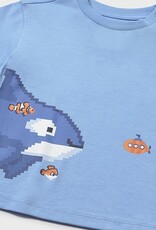 Mayoral Sky Blue Big Whale Shirt
