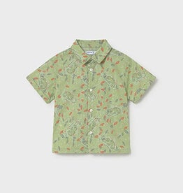 Mayoral Matcha Lizard Colared Shirt