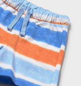 Mayoral Blue/Orange Stripe Shorts