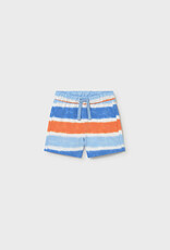 Mayoral Blue/Orange Stripe Shorts