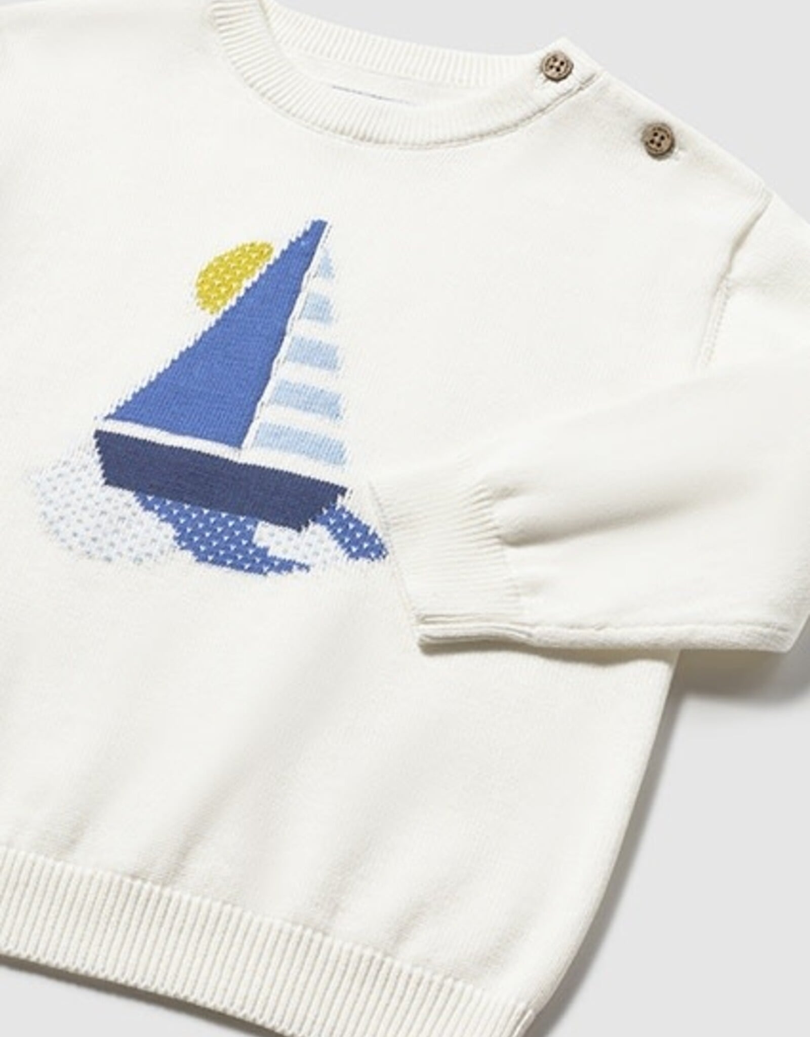 Mayoral Cream Sailboat Jumper