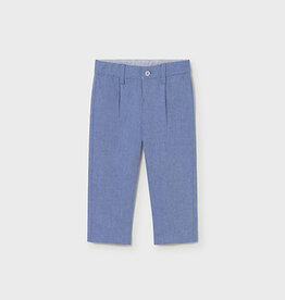 Mayoral Capri Blue Linen Suit Pants