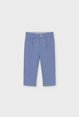 Mayoral Capri Blue Linen Suit Pants