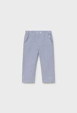 Mayoral Capri Blue Seersucker Pants
