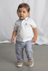 Mayoral Capri Blue Seersucker Pants