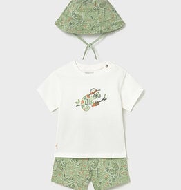 Mayoral Lizard Knit Set wBucket Hat