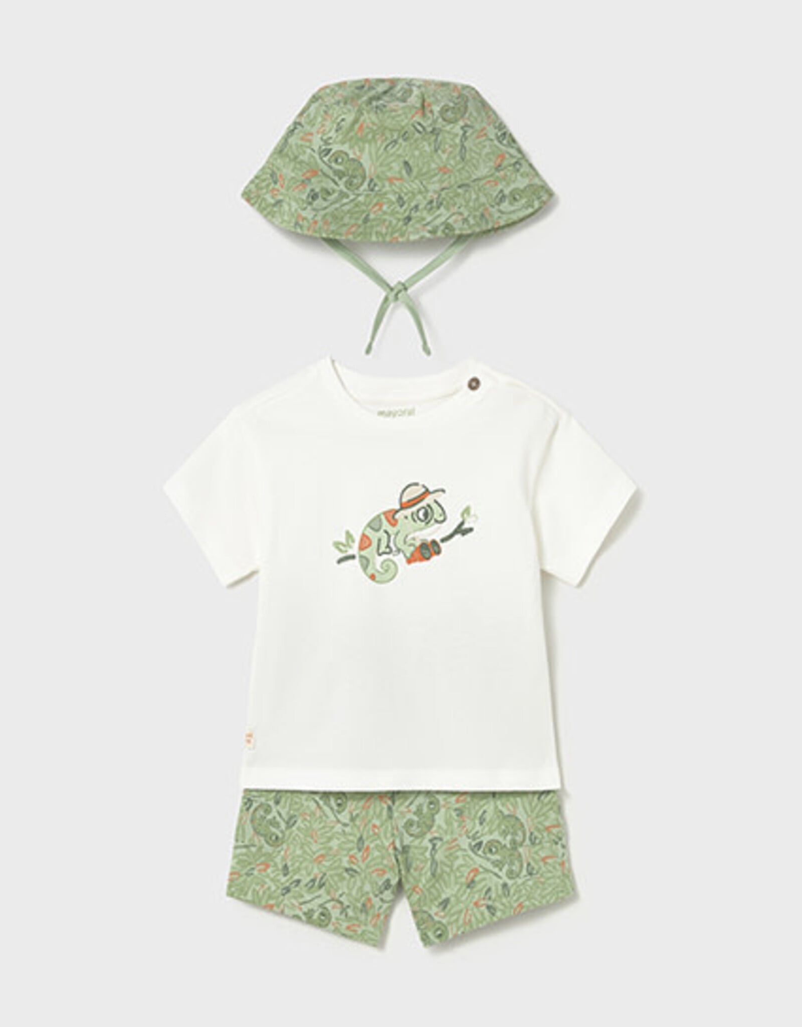 Mayoral Lizard Knit Set wBucket Hat