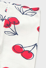 Mayoral Red Cherry Leggings and headband set