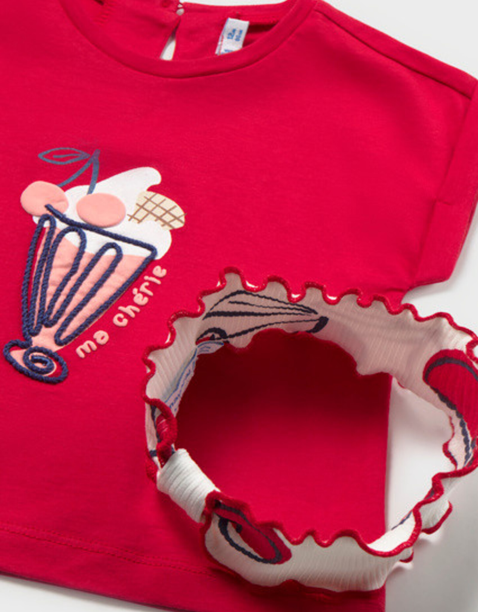 Mayoral Red Cherry Leggings and headband set