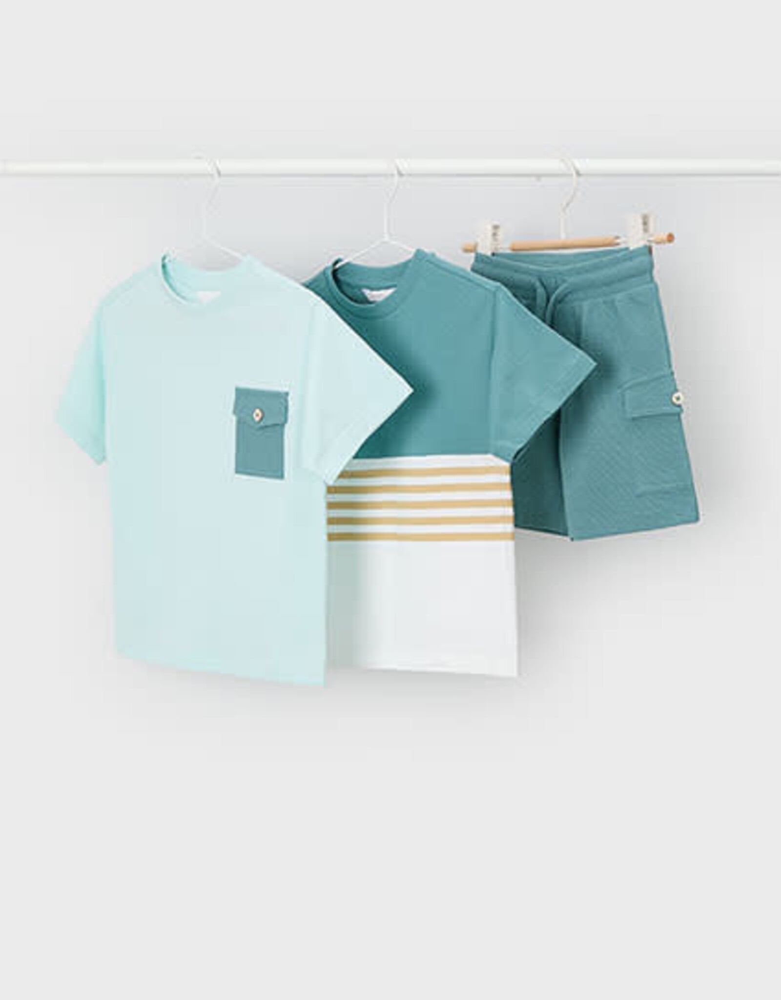 Mayoral Seaweed 3 Pc Knit Set