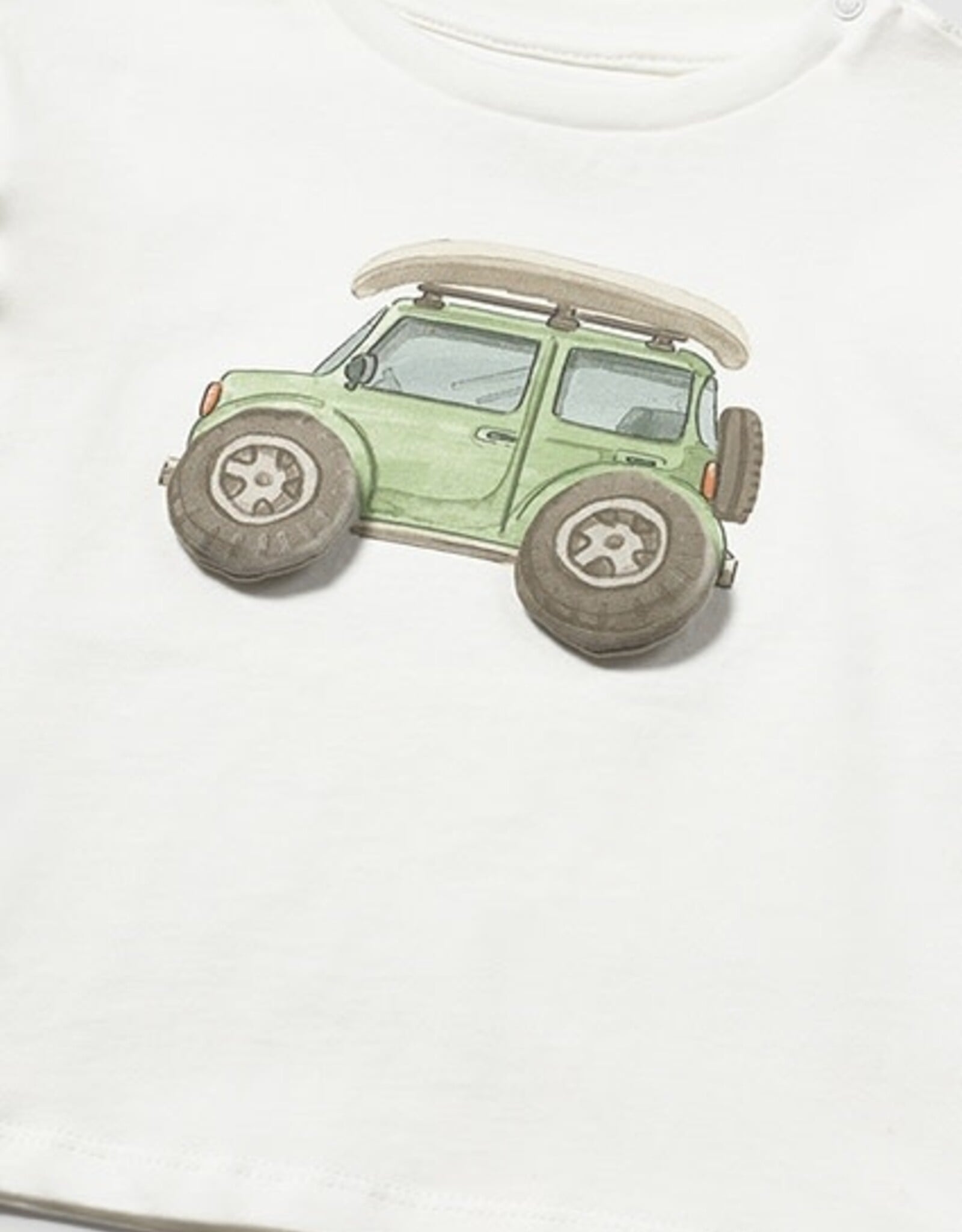 Mayoral Cream Adventure Jeep Shirt