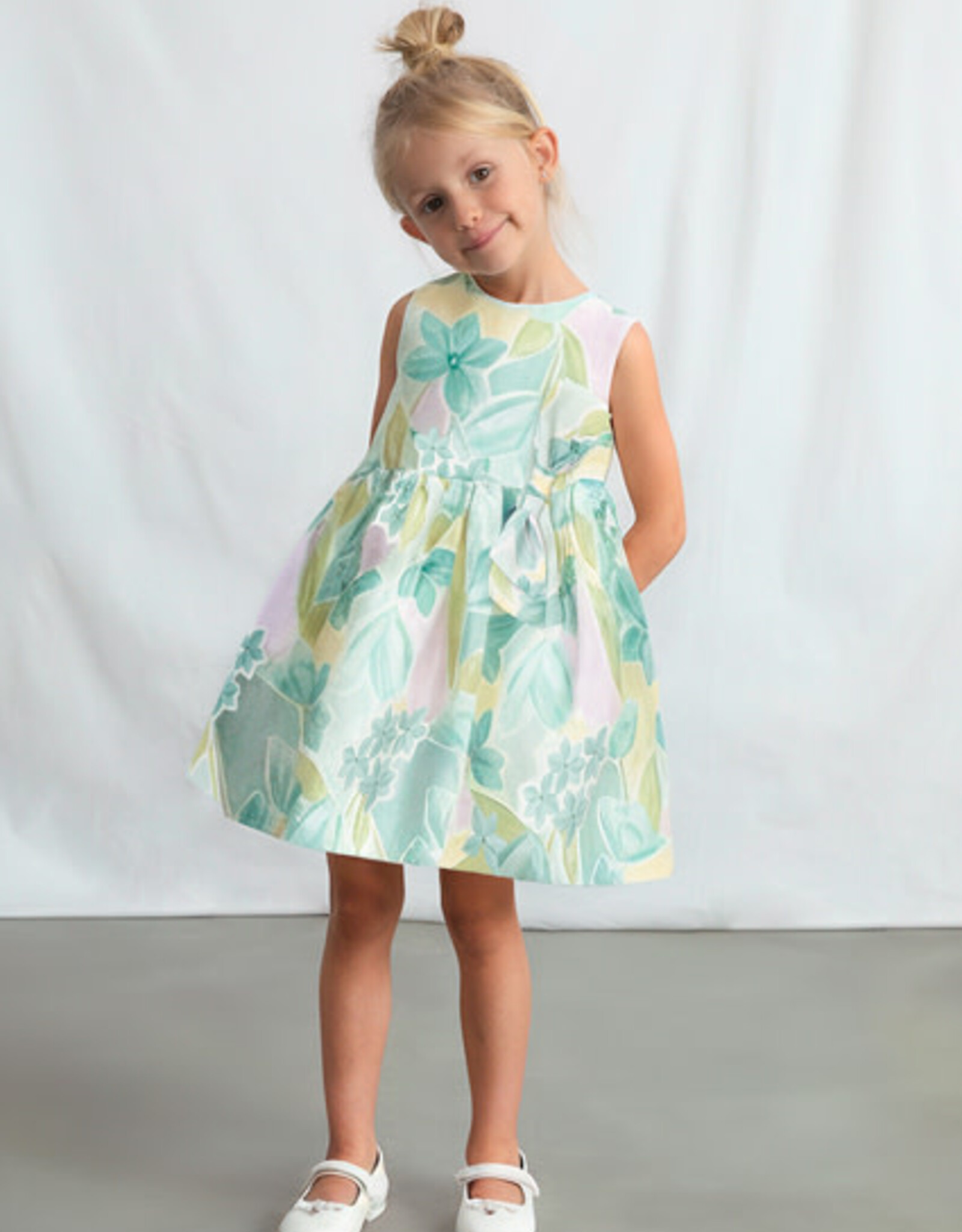 Mayoral Lake Printed Dress Girls