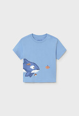 Mayoral Sky Blue Big Whale Shirt