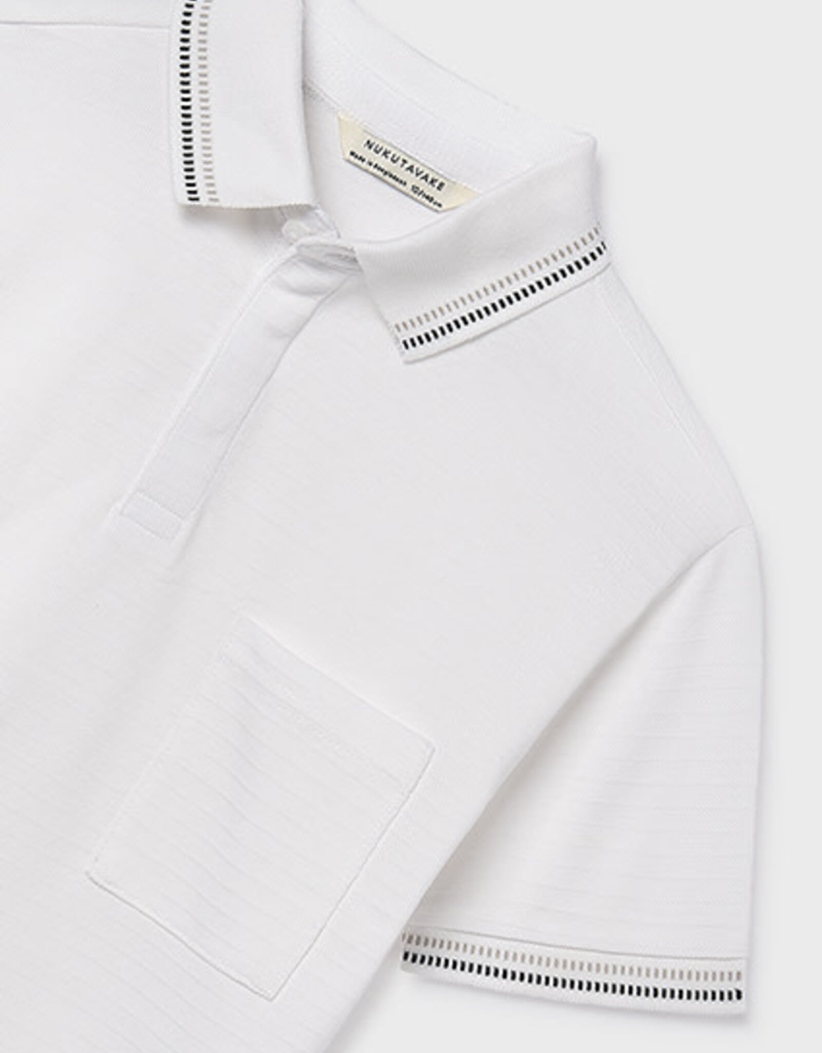 Mayoral Tween Cream Polo