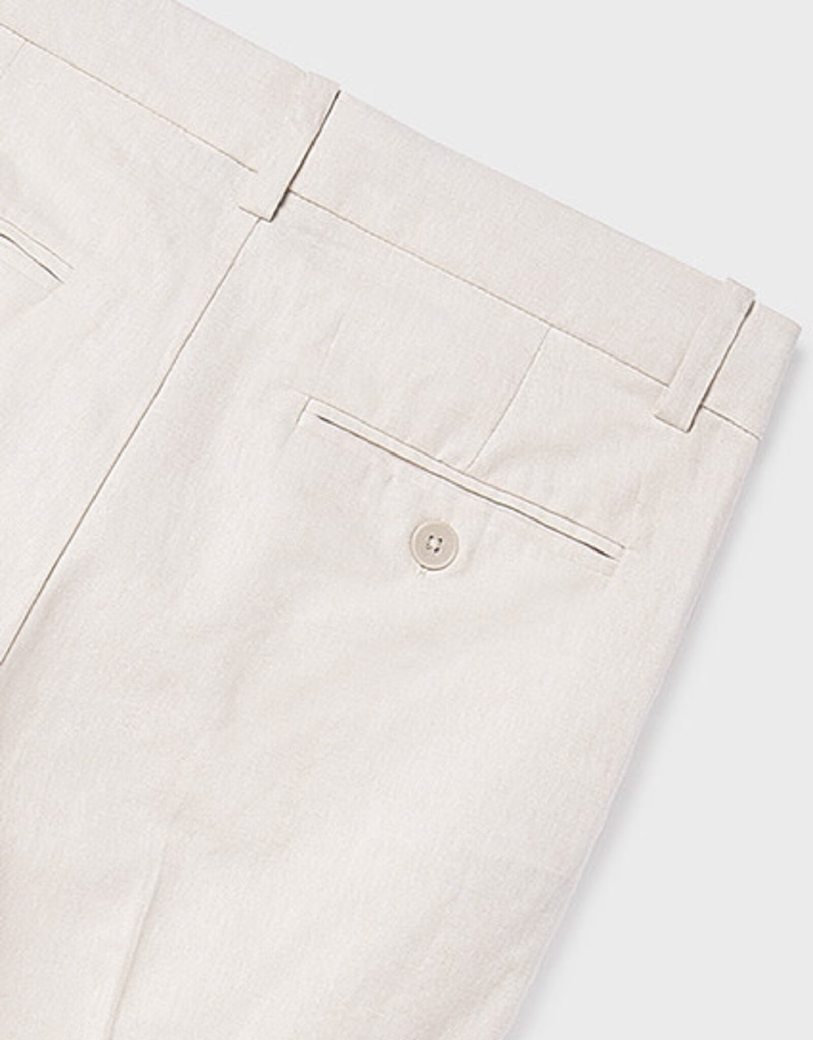 Mayoral Oat Linen Suiting Pants