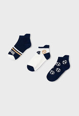 Mayoral Set 3 socks - Navy Soccer