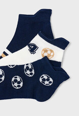 Mayoral Set 3 socks - Navy Soccer