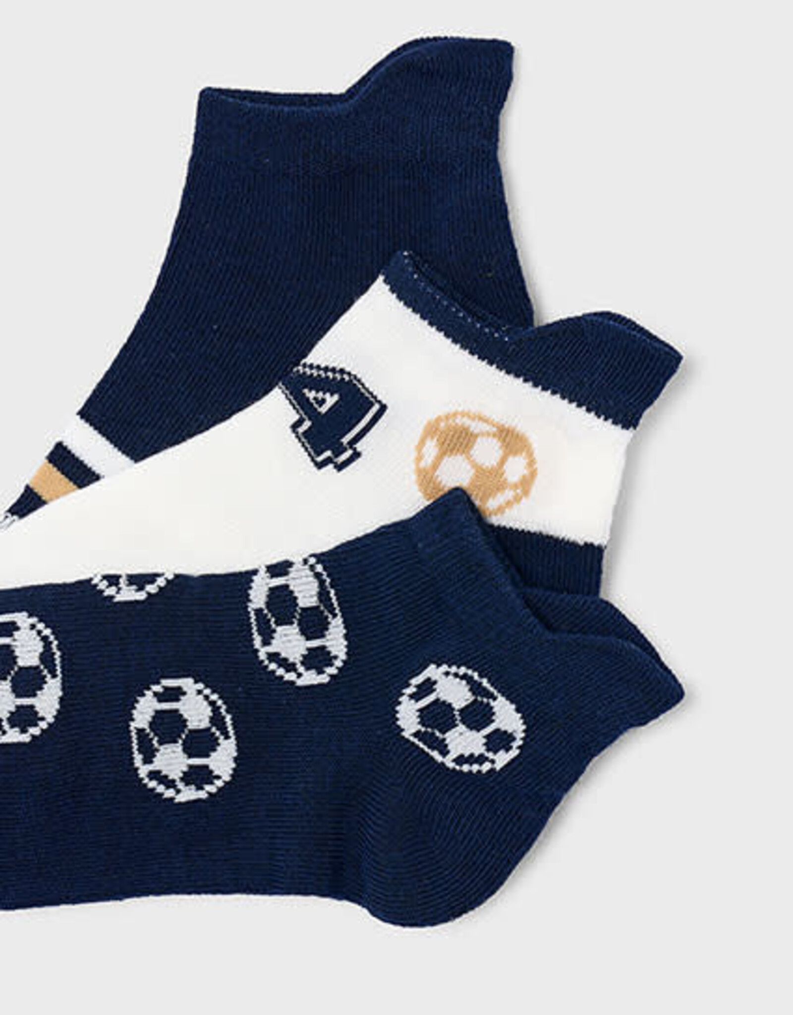 Mayoral Set 3 socks - Navy Soccer