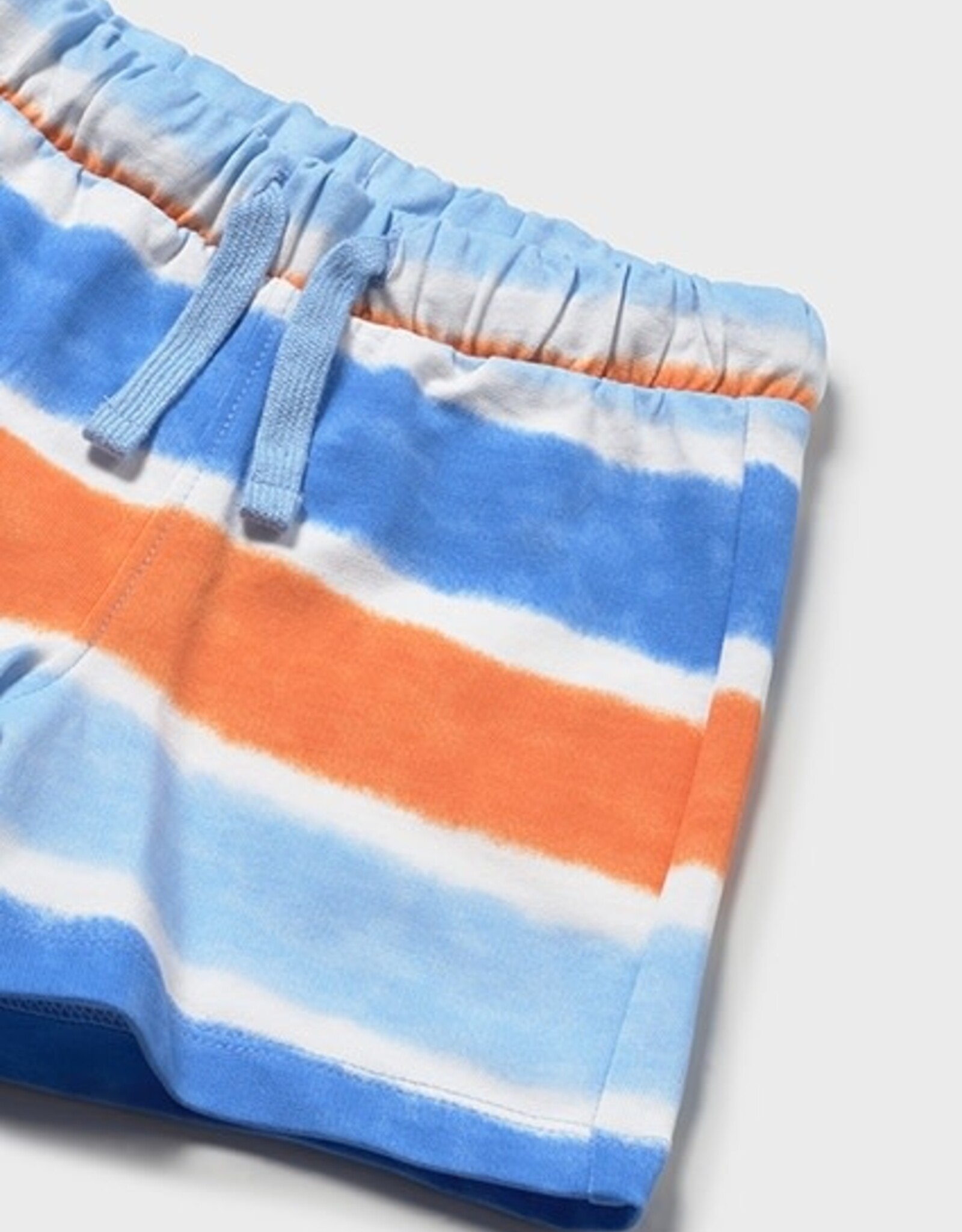 Mayoral Blue/Orange Stripe Shorts
