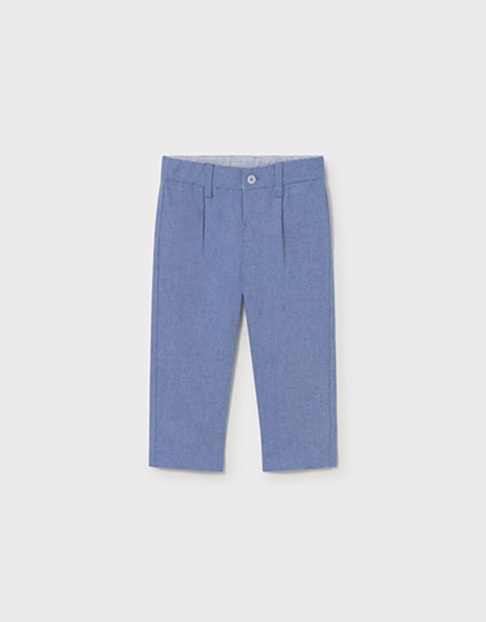 Mayoral Capri Blue Linen Suit Pants