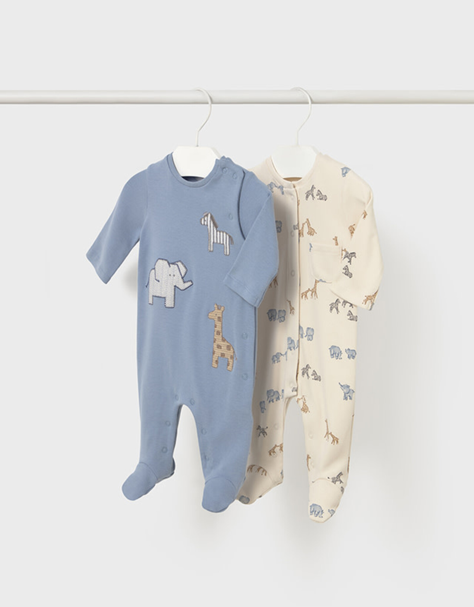 Mayoral Bluebell Zoo Set of 2 bodysuit