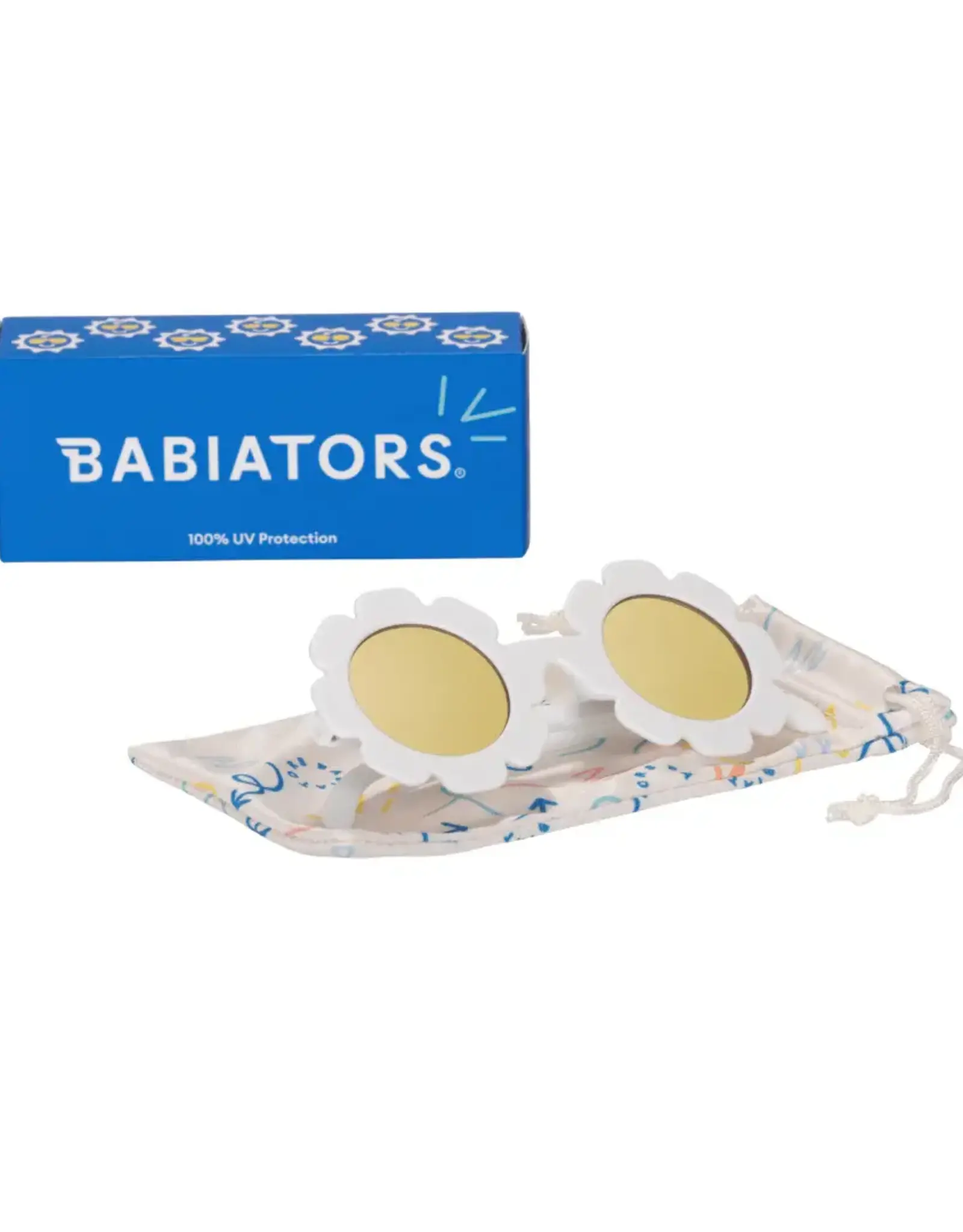 Babiators Polarized Flower: Daisy Yellow Mirrored Lenses