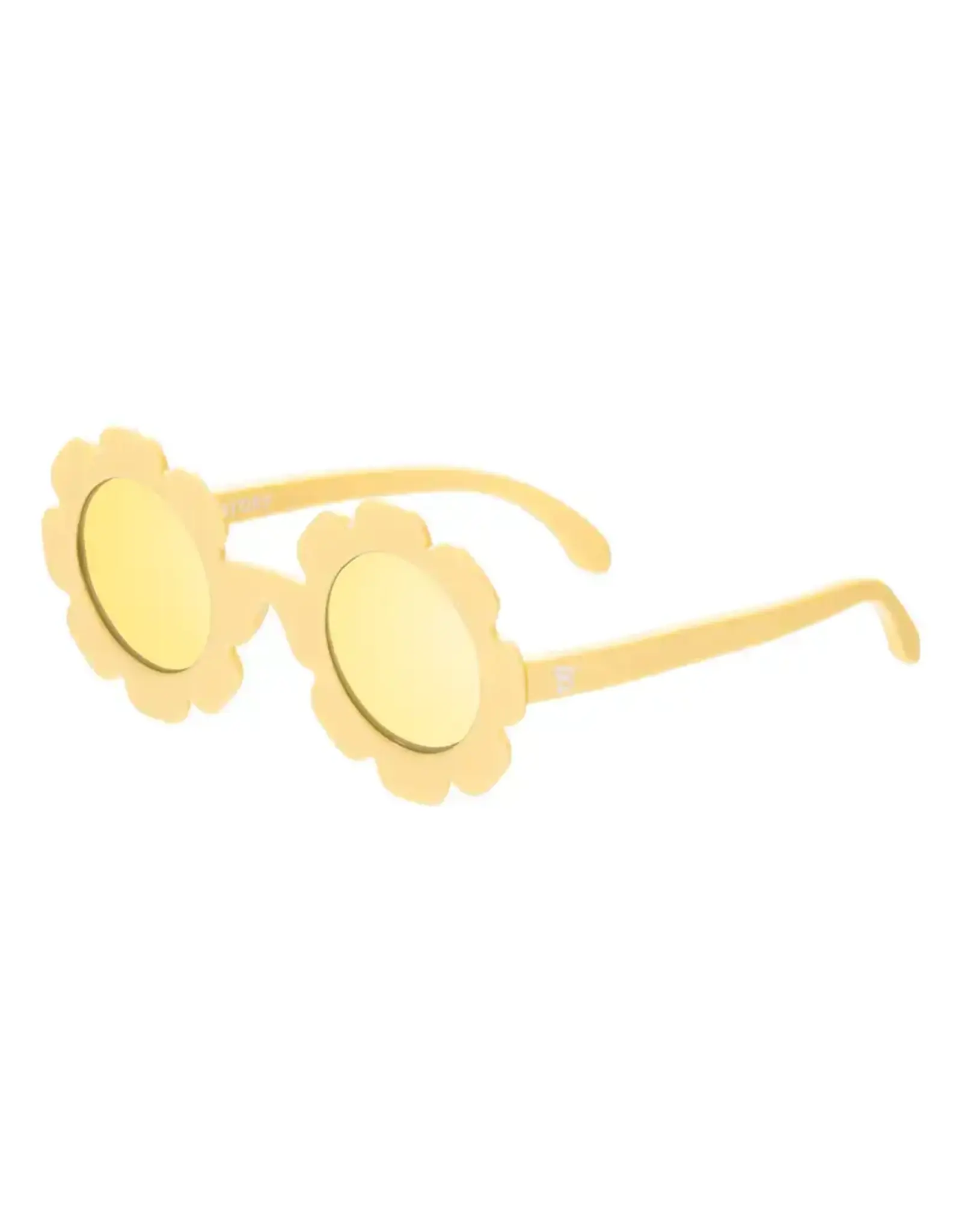 Babiators Polarized Flower: Sun Ray Yellow Mirrored Lenses