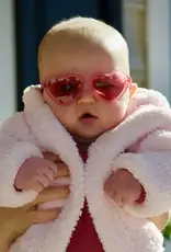 Babiators Original Hearts: Fuchsia Haze Pink Mirrored Lenses