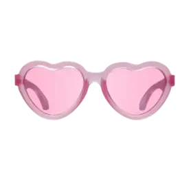 Babiators Original Hearts: Fuchsia Haze Pink Mirrored Lenses