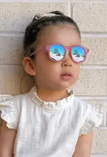 Babiators Original Keyhole: Fuchsia Haze Purple Mirrored Lenses